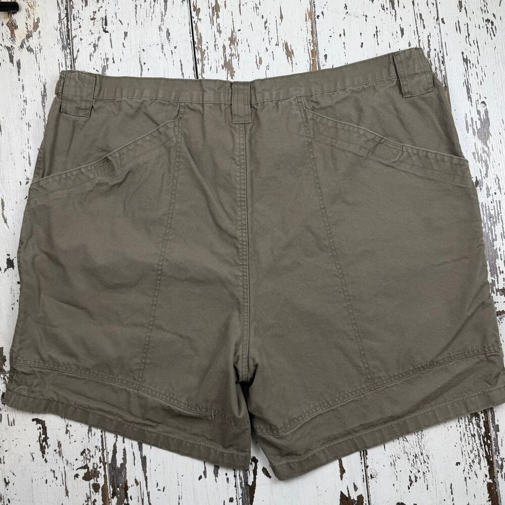 Boulder Creek Cargo shorts men’s 52 Big olive green cargo pockets - Picture 7 of 7